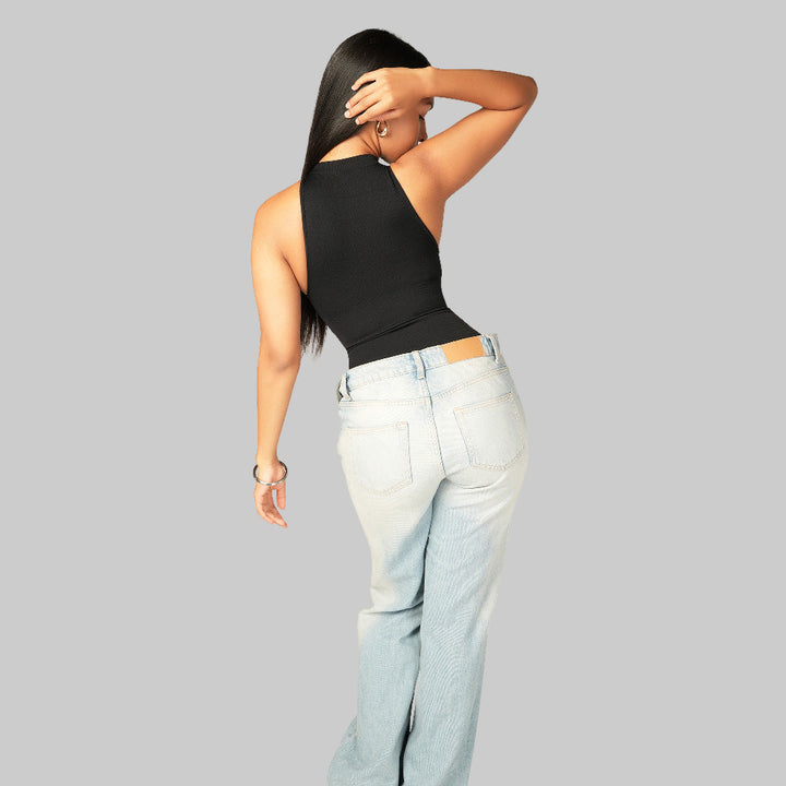 Sleek High Neck Bodyshaper Top