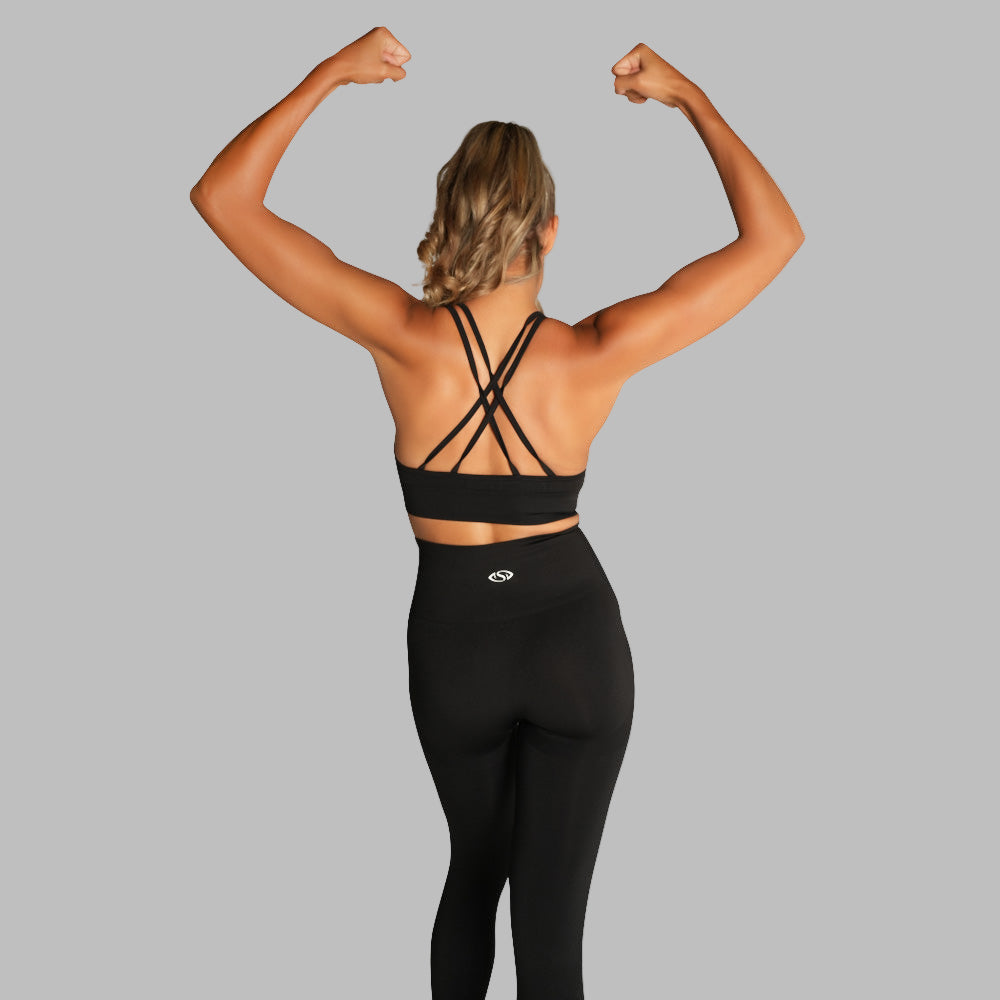 Sports Bra Crossed Back