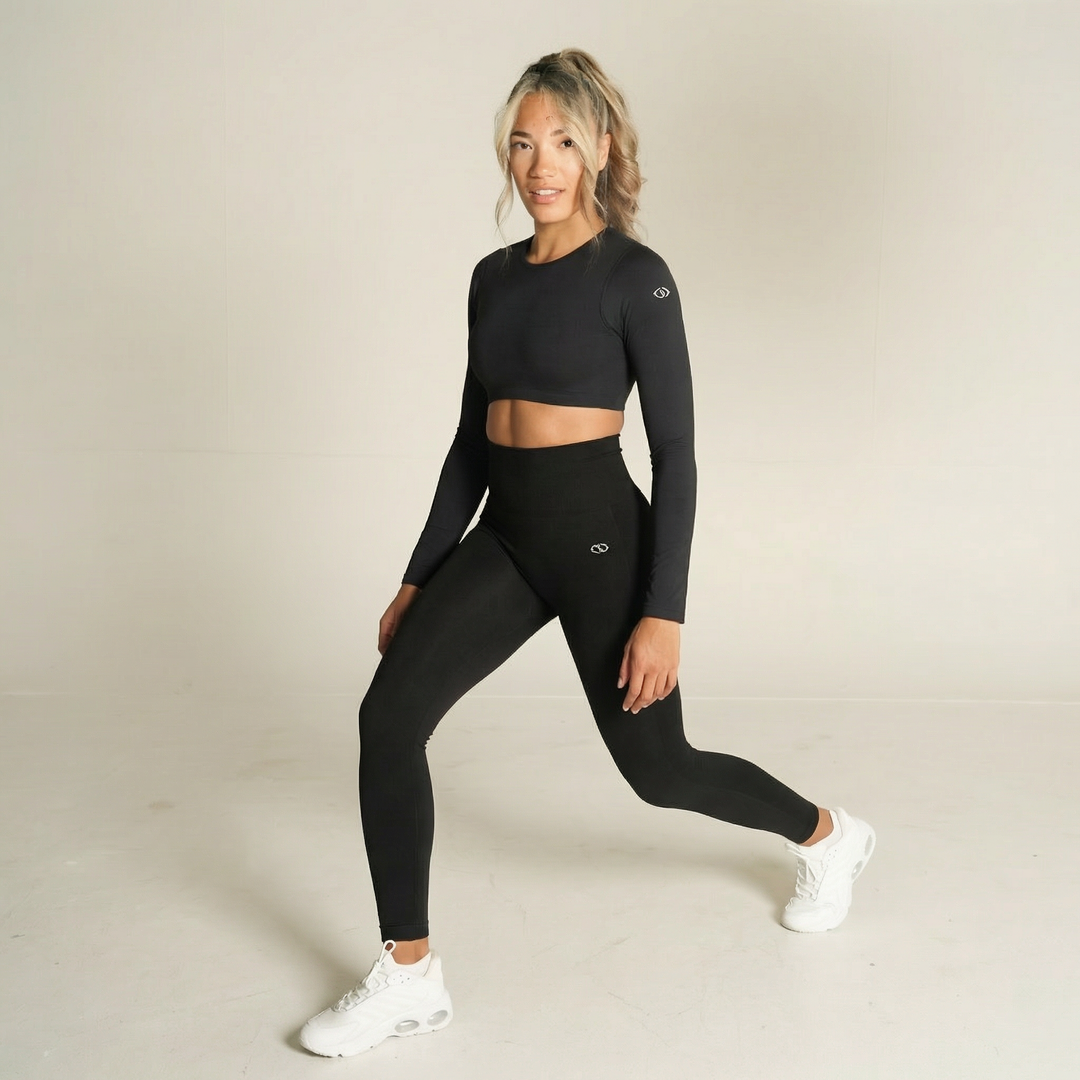 Victorious Vibes Cropped Top Red