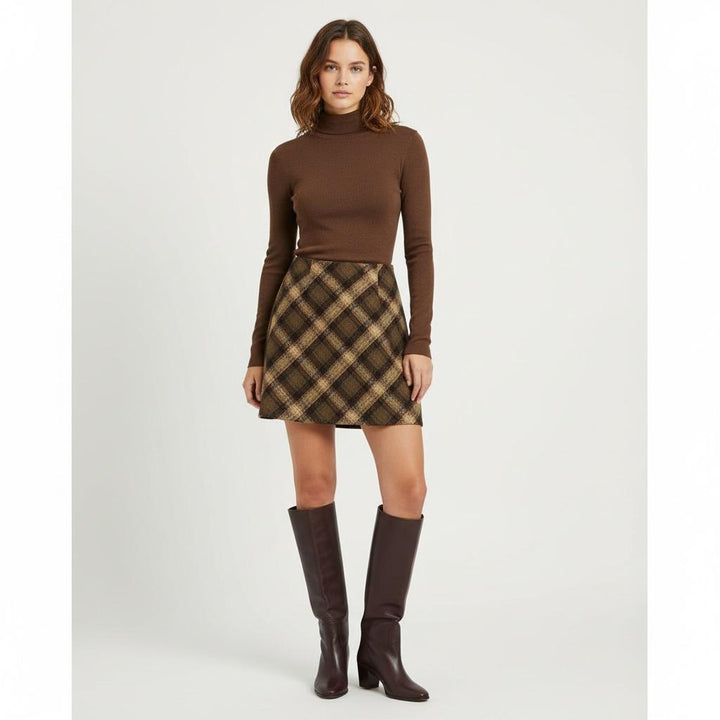 Plaid Mini Skirt
