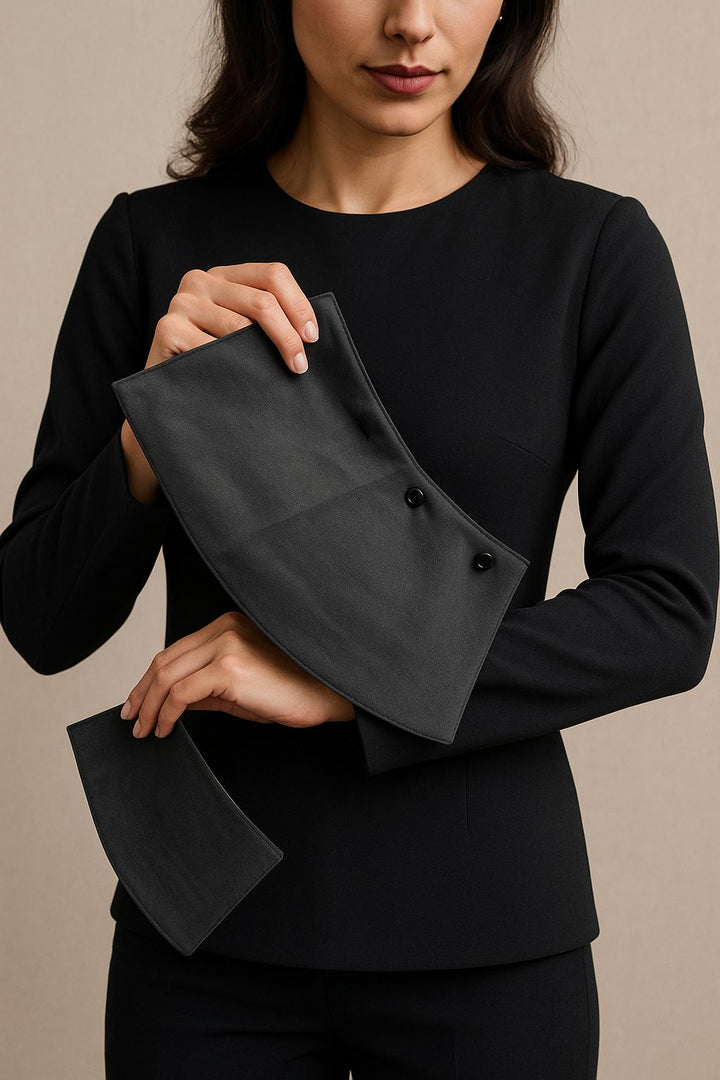 Convertible Elegance Top with Removable Cuffs (Copy) (Copy)