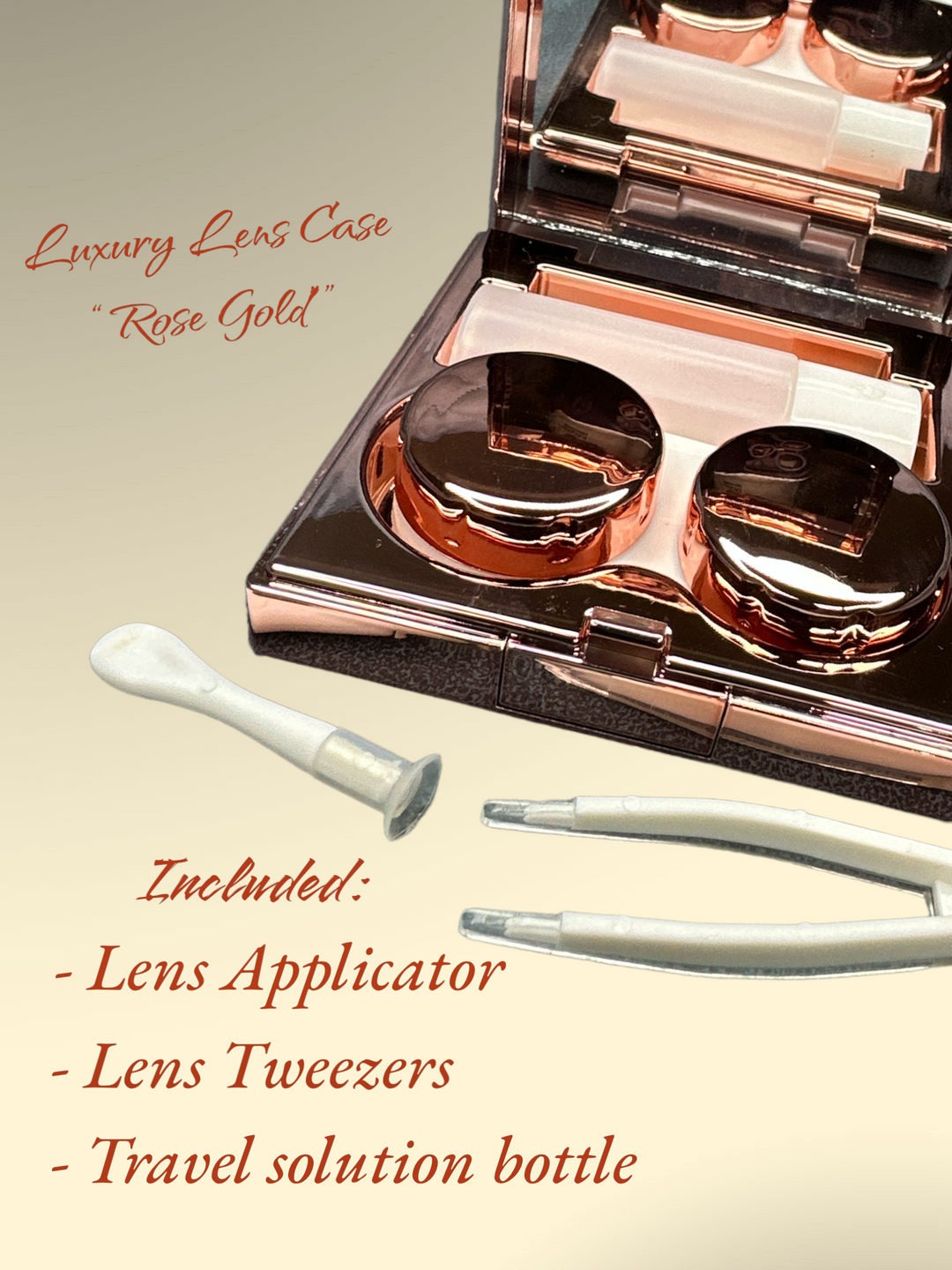 Luxury Lens Case “Rose Gold”