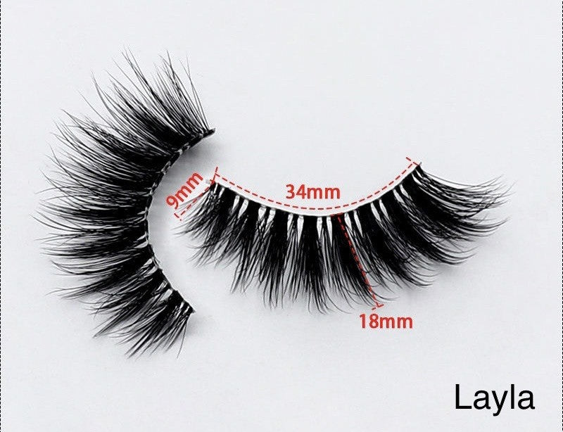 "Layla" Clear Band Silk